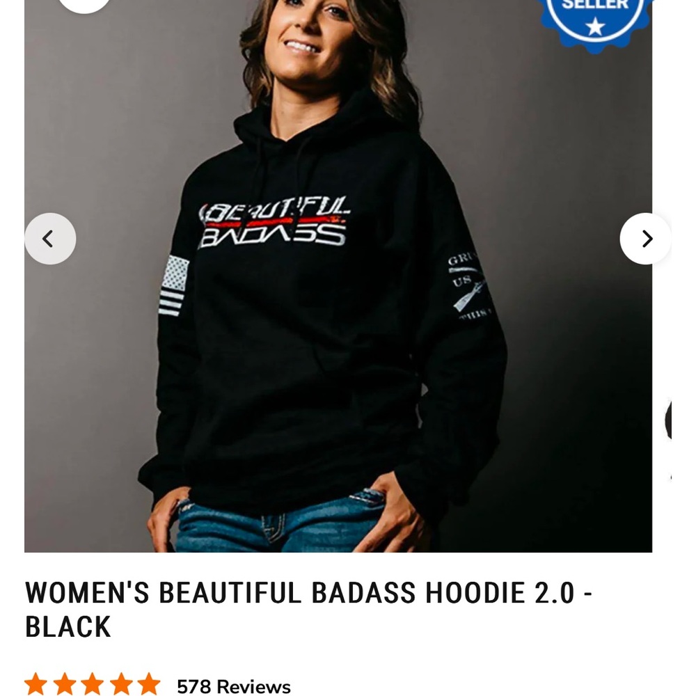 Women's Black Hoodie